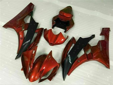 Best 2006-2007 Red Yamaha YZF R6 Replacement Motorcycle Fairings Canada