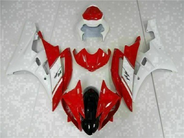 Best 2006-2007 Red White Yamaha YZF R6 Motorcyle Fairings Canada