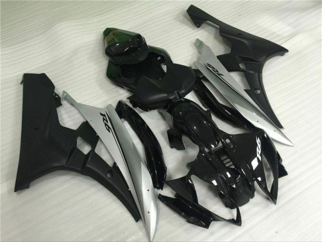 Best 2006-2007 Silver Black Yamaha YZF R6 Motorbike Fairing Canada