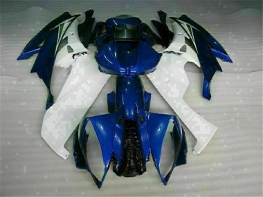 Best 2006-2007 White Blue Yamaha YZF R6 Bike Fairings Canada