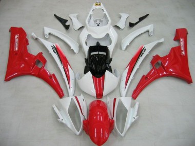 Best 2006-2007 White Red Michelin Yamaha YZF R6 Motorcylce Fairings Canada