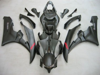 Best 2006-2007 Matte Black Yamaha YZF R6 Motorcycle Fairing Kits & Bodywork Canada