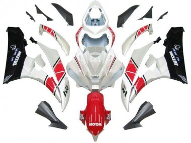 Best 2006-2007 White Red Black Yamaha YZF R6 Bike Fairings Canada