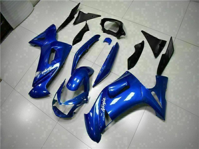 Best 2006-2008 Blue Kawasaki EX650 Motorcycle Fairings Canada