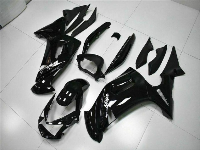 Best 2006-2008 Glossy Black Kawasaki EX650 Motorbike Fairings Canada