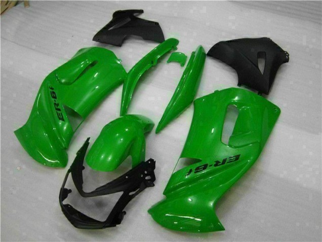 Best 2006-2008 Green Kawasaki EX650 Motorcycle Fairing Kit Canada