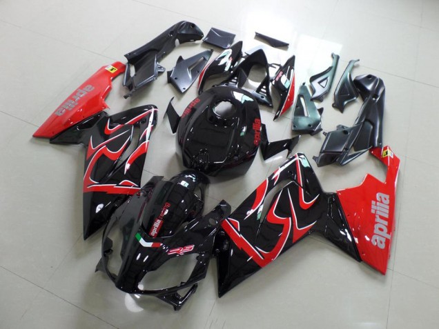 Best 2006-2011 Black and Red Aprilia RS125 Motor Fairings Canada