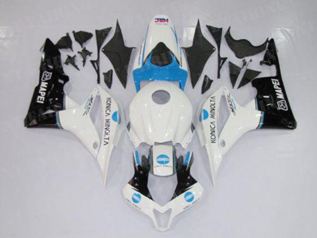 Best 2007-2008 White Blue Black Honda CBR600RR Motorbike Fairing Kits Canada