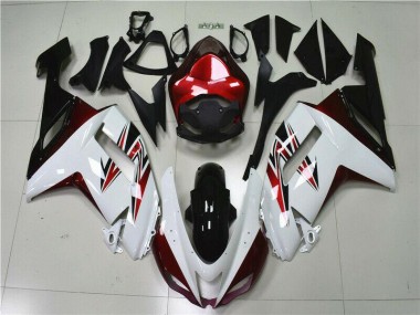 Best 2007-2008 White Black Red Kawasaki ZX6R Motorbike Fairings Canada