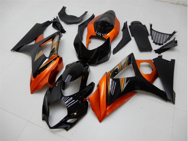 Best 2007-2008 Orange Black Suzuki GSXR 1000 K7 Motor Fairings Canada