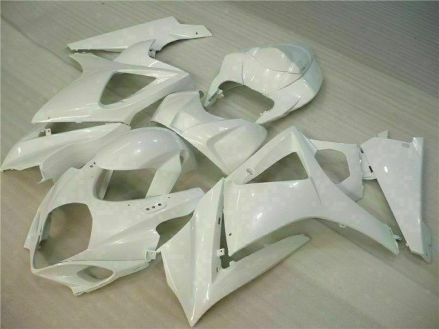 Best 2007-2008 White Suzuki GSXR 1000 K7 Motorcycle Fairing Canada