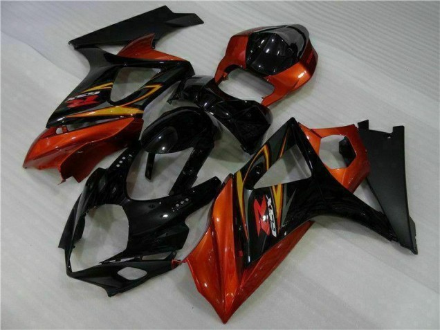 Best 2007-2008 Black Suzuki GSXR 1000 K7 Motorcycle Fairing Kit Canada