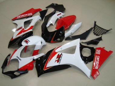 Best 2007-2008 White Red Black Suzuki GSXR 1000 K7 Replacement Motorcycle Fairings Canada