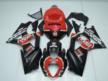 Best 2007-2008 Matte Lucky Strike Suzuki GSXR 1000 K7 Motorcycle Bodywork Canada