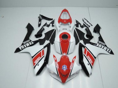 Best 2007-2008 Factory Red White Yamaha YZF R1 Motorbike Fairing Canada