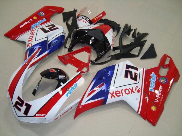 Best 2007-2014 Xerox 21 Ducati 848 1098 1198 Moto Fairings Canada