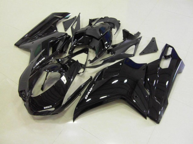 Best 2007-2014 Glossy Black Ducati 848 1098 1198 Motorcycle Fairings Canada