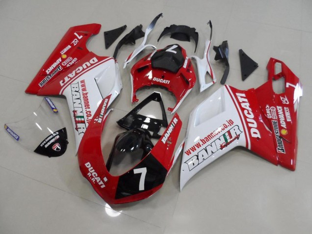 Best 2007-2014 Banner 7 Ducati 848 1098 1198 Motorbike Fairing Canada