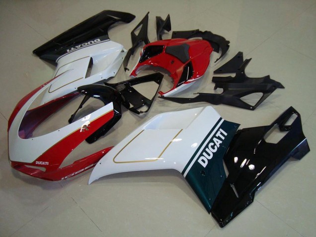 Best 2007-2014 Tri Color Ducati 848 1098 1198 Moto Fairings Canada