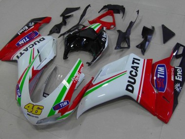 Best 2007-2014 Red White Yellow 46 Ducati 848 1098 1198 Bike Fairings Canada