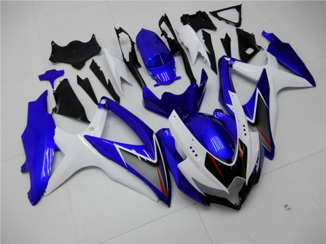 Best 2008-2010 White Blue Suzuki GSXR 600/750 Motorbike Fairings Canada