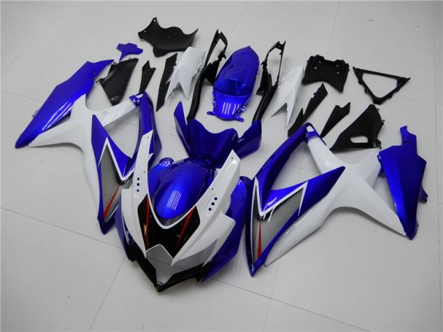 Best 2008-2010 White Blue Suzuki GSXR 600/750 Motorbike Fairings Canada