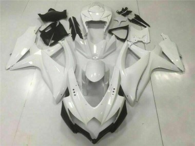 Best 2008-2010 White Suzuki GSXR 600/750 Motorcylce Fairings Canada