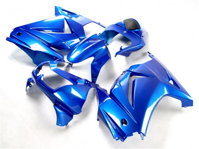 Best 2008-2012 Blue Kawasaki EX250 Motorcycle Fairing Kits Canada