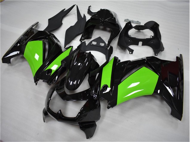 Best 2008-2012 Black Green Kawasaki EX250 Motorcycle Fairing Canada