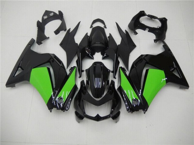 Best 2008-2012 Black Green Kawasaki EX250 Motorcycle Fairing Canada