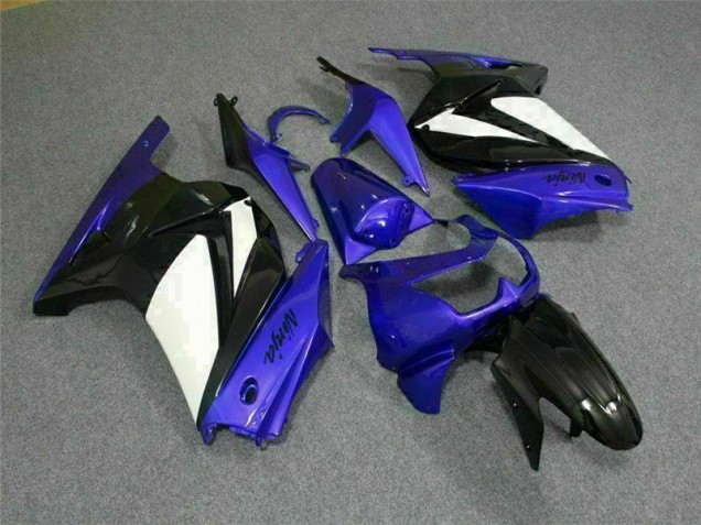 Best 2008-2012 Blue White Black Ninja Kawasaki EX250 Motorbike Fairing Canada