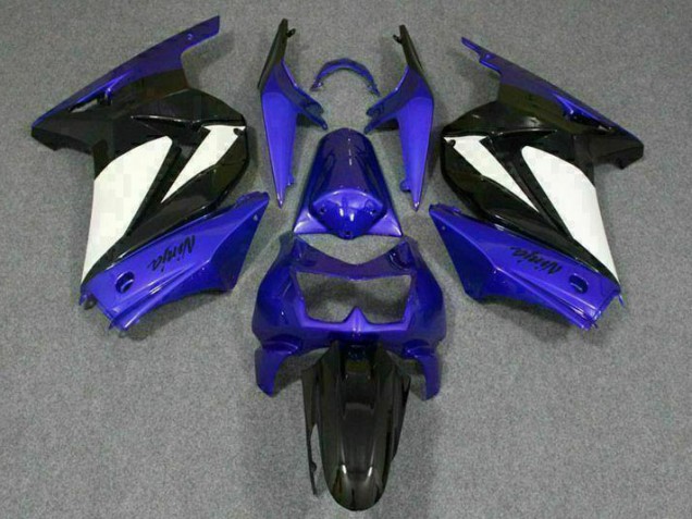 Best 2008-2012 Blue White Black Ninja Kawasaki EX250 Motorbike Fairing Canada