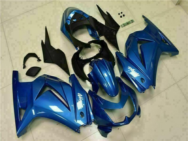 Best 2008-2012 Blue Black White Ninja Kawasaki EX250 Moto Fairings Canada