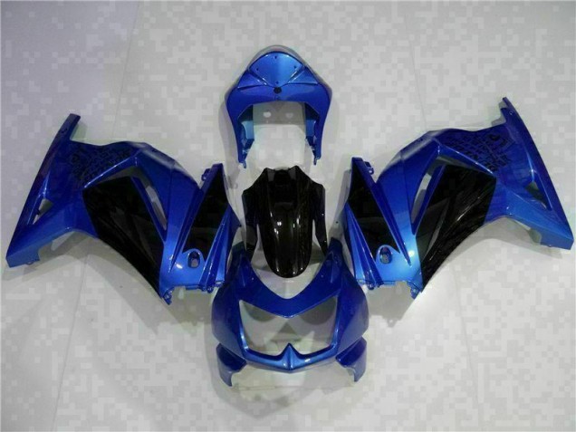 Best 2008-2012 Blue Black Kawasaki EX250 Replacement Fairings Canada