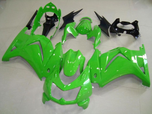 Best 2008-2012 Orginal Green Kawasaki ZX250R Motorbike Fairing Kits Canada