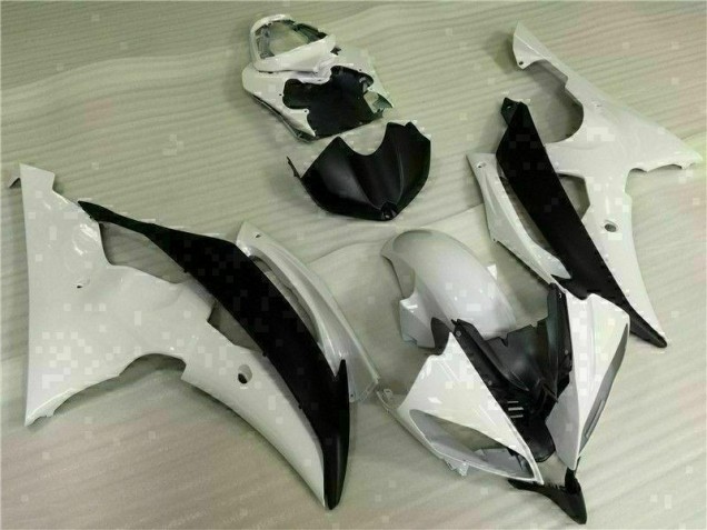 Best 2008-2016 White Black Yamaha YZF R6 Motorcycle Fairings Kit Canada