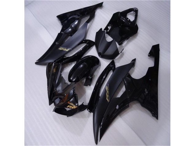 Best 2008-2016 Glossy Matte Black Yamaha YZF R6 Motorcycle Fairings Kits Canada