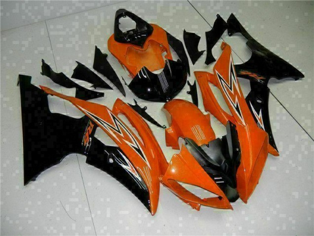 Best 2008-2016 Orange Black Yamaha YZF R6 Motorcycle Fairings Kit Canada