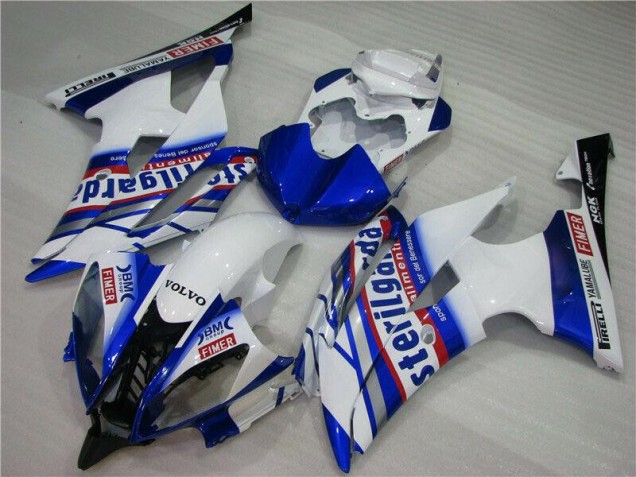 Best 2008-2016 White Blue Sterilgarda Volvo Yamaha YZF R6 Motorcycle Fairing Canada