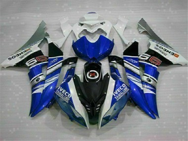 Best 2008-2016 White Blue Yamaha YZF R6 Moto Fairings Canada