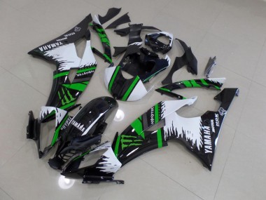Best 2008-2016 Special White Green Monster Yamaha YZF R6 Motorbike Fairing Kits Canada