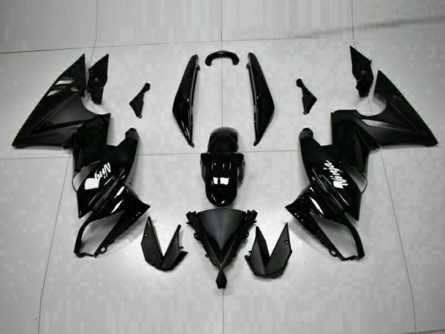 Best 2009-2011 Glossy Black Kawasaki EX650 Bike Fairings Canada