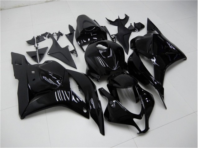 Best 2009-2012 Glossy Black Honda CBR600RR Bike Fairing Kit Canada