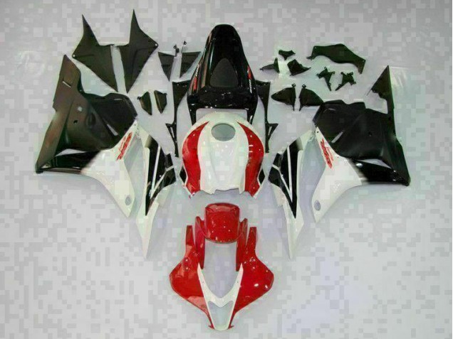 Best 2009-2012 White Black Red Honda CBR600RR Motorcycle Fairings Kit Canada