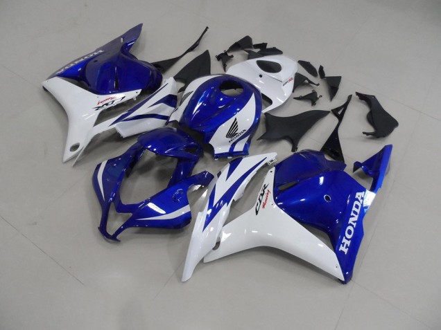 Best 2009-2012 Blue White Honda CBR600RR Motorcycle Fairing Canada