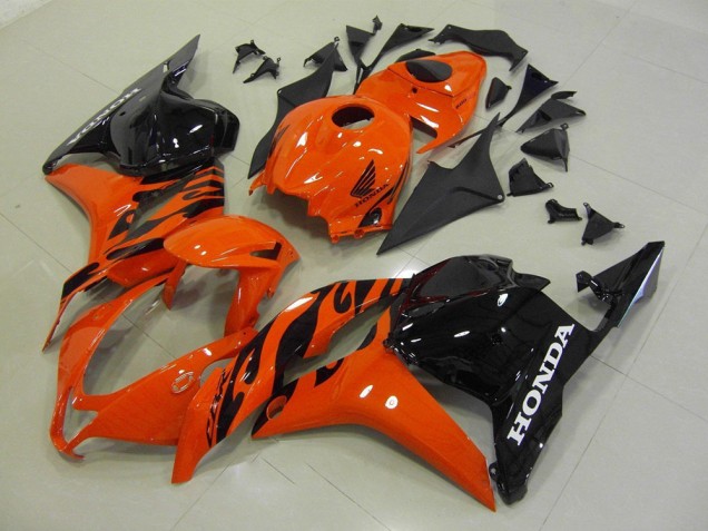 Best 2009-2012 Orange Black Honda CBR600RR Motorcycle Fairing Kits Canada