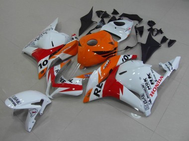 Best 2009-2012 White Repsol Honda CBR600RR Motorcycle Fairings Canada