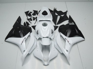 Best 2009-2012 White Matte Black Honda CBR600RR Motorbike Fairing Canada