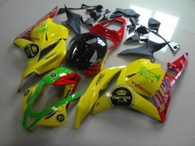 Best 2009-2012 Yellow Corona Extra Honda CBR600RR Motorbike Fairing Kits Canada