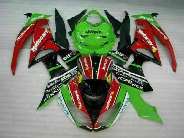 Best 2009-2012 Black Red Green Motorcard Kawasaki ZX6R Motor Fairings Canada